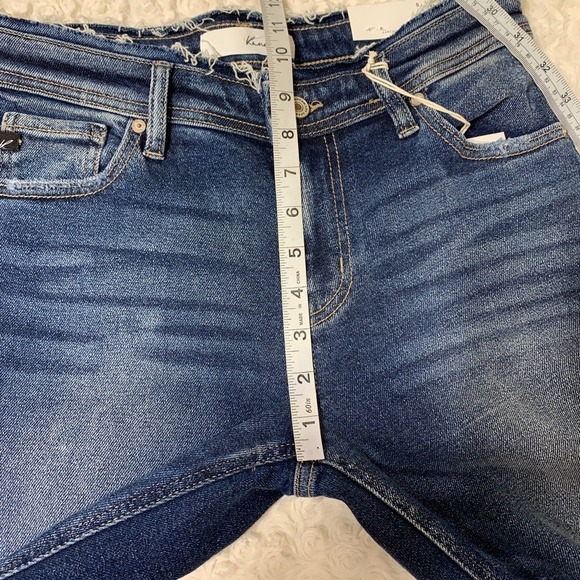 Kancan Filana Mid Rise Boyfriend Jeans Dark Wash Size 26 - Picture 13 of 14
